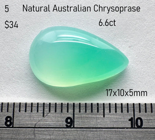 Chrysoprase - Natural - Australia - 6.6ct