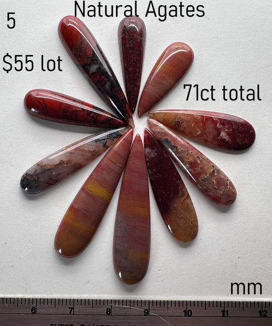 Agate - Natural - USA - 71ct total