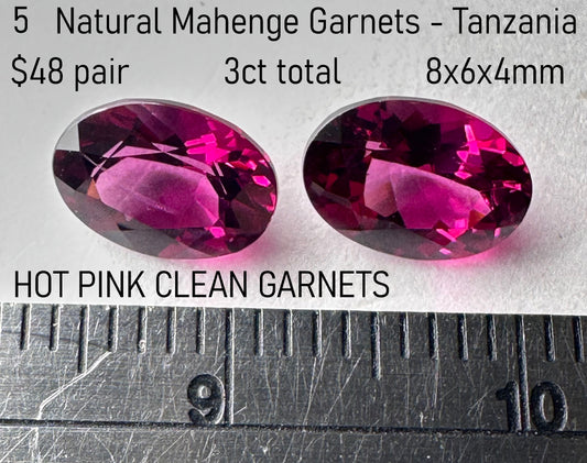 Garnet - Natural - Mahenge - Tanzania - 3ct total
