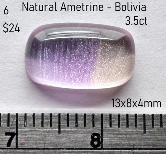 Ametrine - Natural - Bolivia - 3.5ct