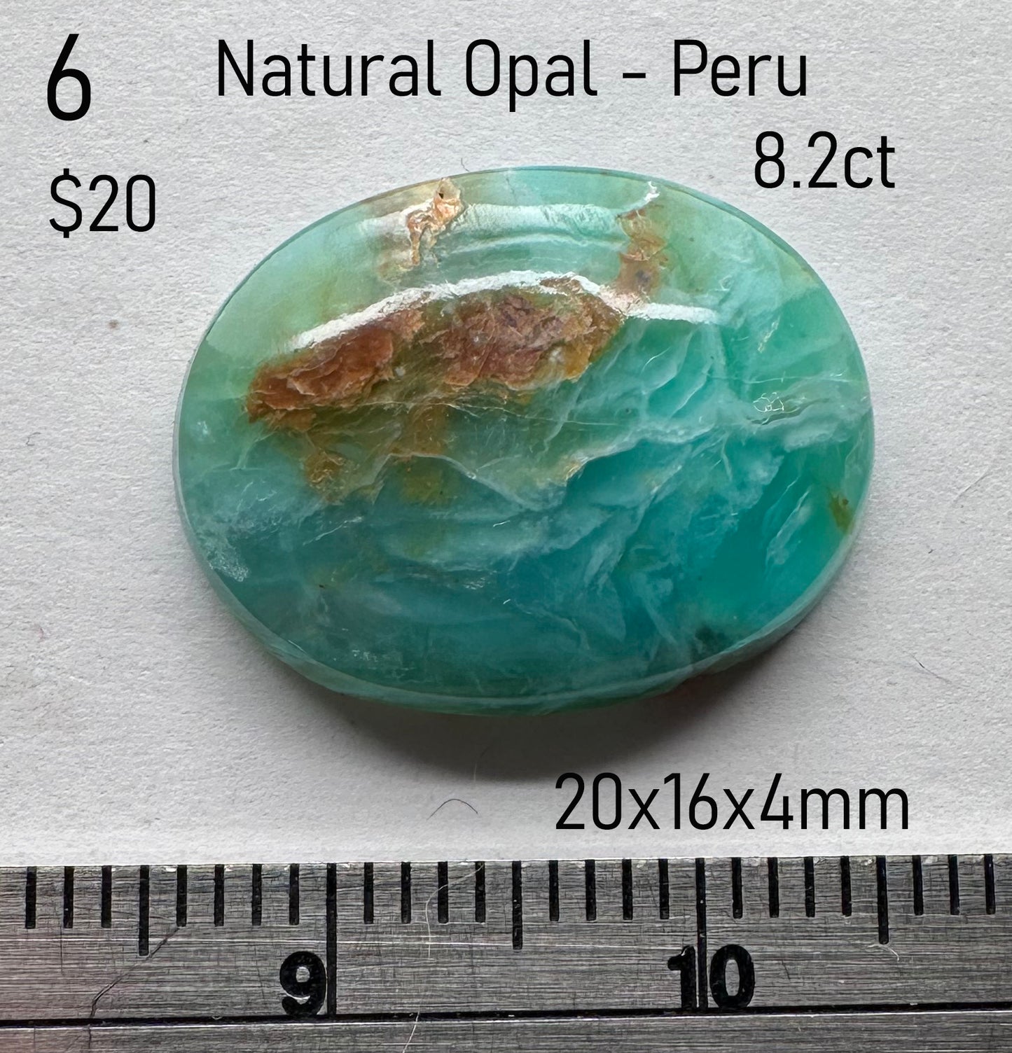 Opal - Natural - Peru - 8.2ct