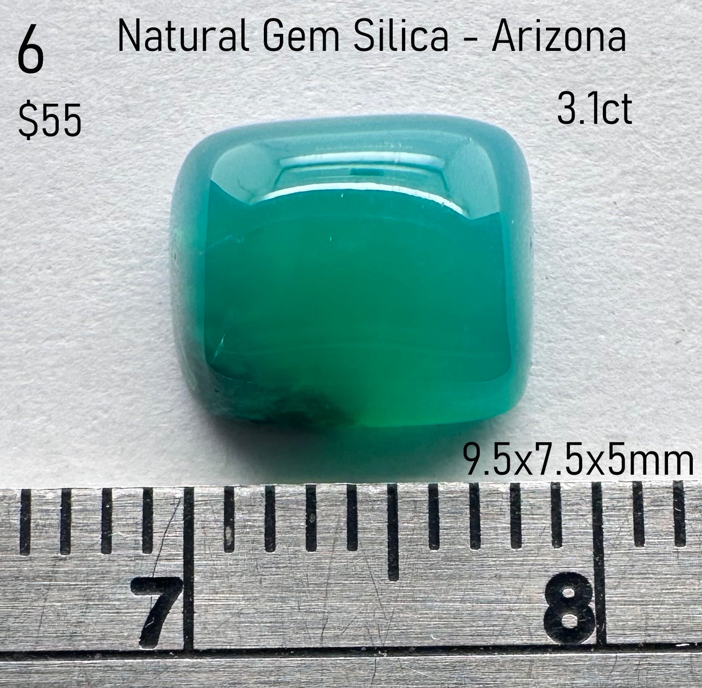 Gem Silica - Natural - Arizona - 3.1ct