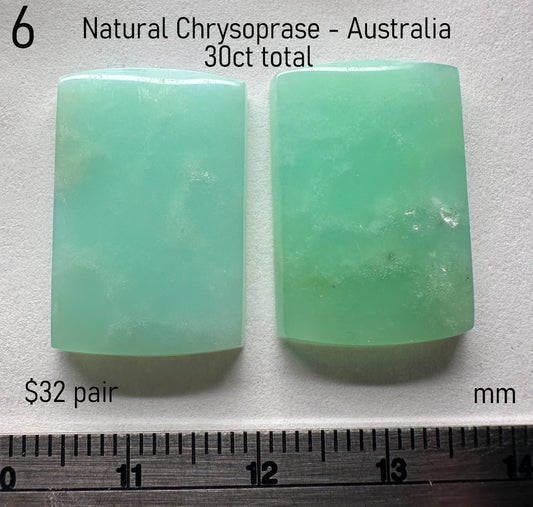 Chrysoprase - Natural - Australia - 30ct total