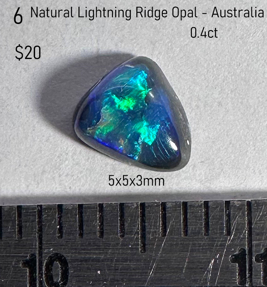 Opal - Natural - Lightning Ridge - Australia - 0.4ct