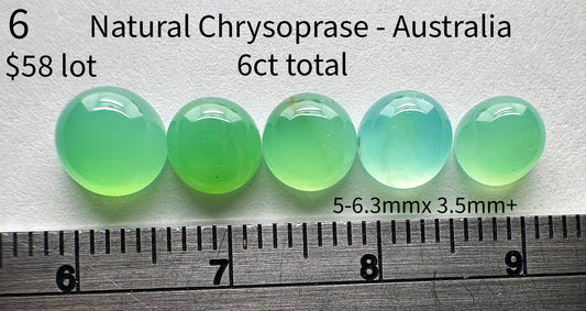 Chrysoprase - Natural - Australia - 6ct total
