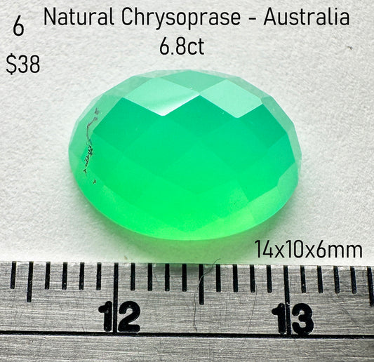 Chrysoprase - Natural - Australia - 6.8ct