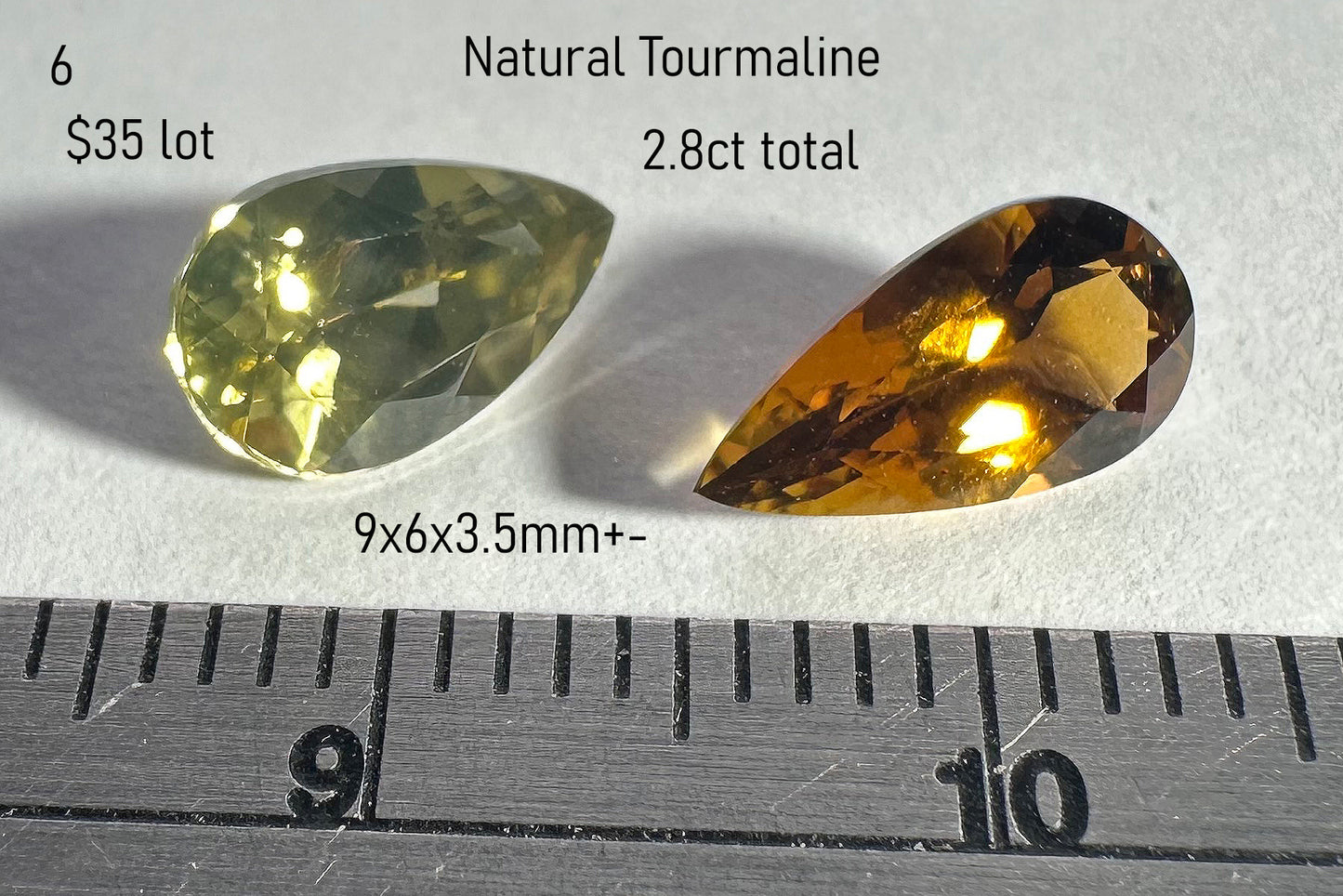 Tourmaline - Natural - Tanzania - 2.8ct total