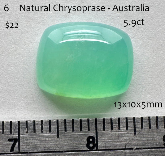 Chrysoprase - Natural - Australia - 5.9ct total