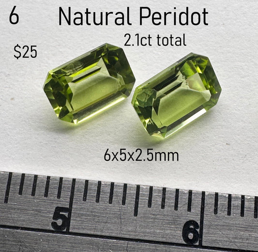 Peridot - Natural - China - 2.1ct total