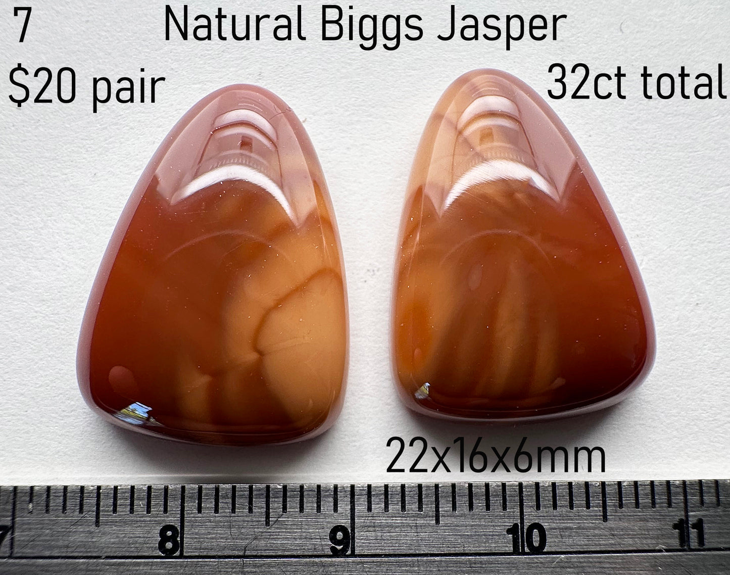 Jasper - Natural - Biggs Montana - 32ct total