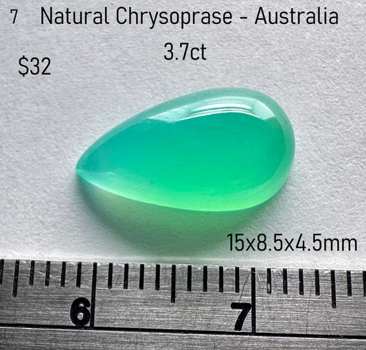 Chrysoprase - Natural - Australia - 3.7ct
