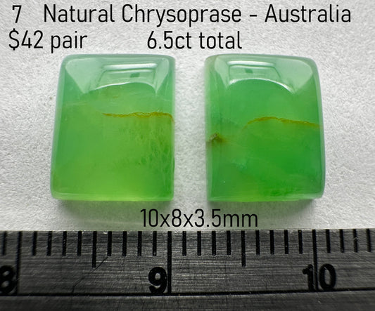 Chrysoprase - Natural - Australia - 6.5ct total