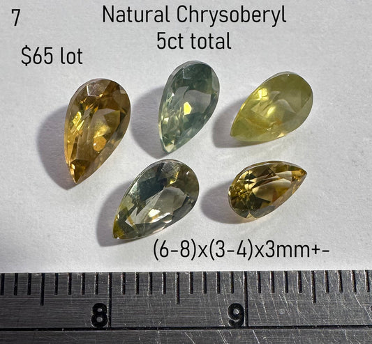 Chrysoberyl - Natural - Tanzania - 5ct total