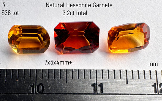 Garnet - Natural - Hessonite - Tanzania - 3.2ct total