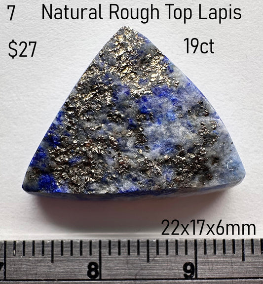 Lapis - Natural - Afghanistan - Rough Top - 19ct