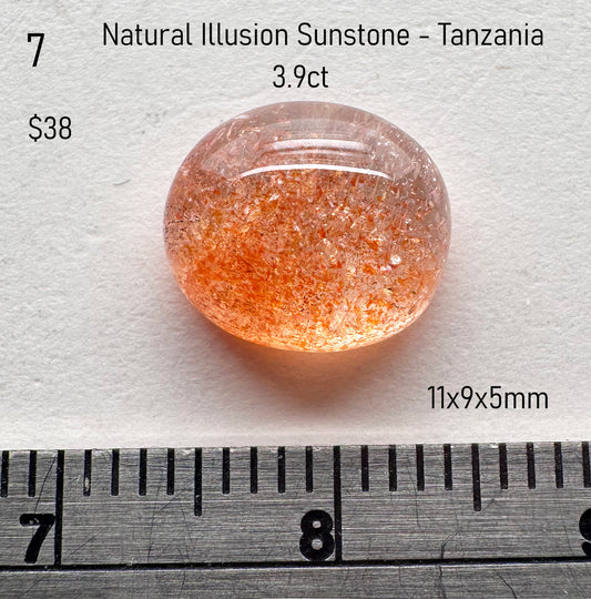 Sunstone - Natural - Tanzania - 3.9ct