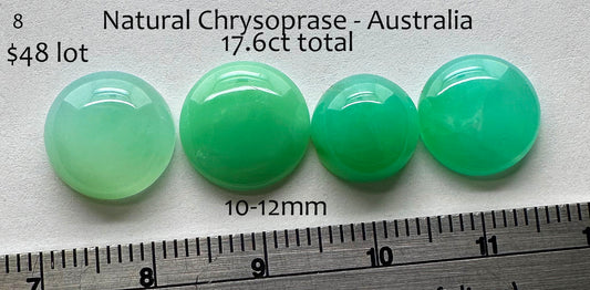 Chrysoprase - Natural - Australia - 7.3ct total Rock Deco