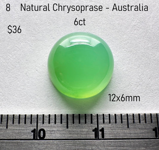 Chrysoprase - Natural - Australia - 6ct