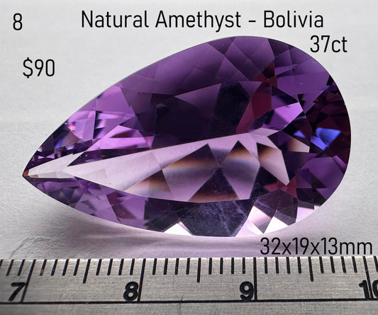 Amethyst - Natural - Bolivia - 37.9ct