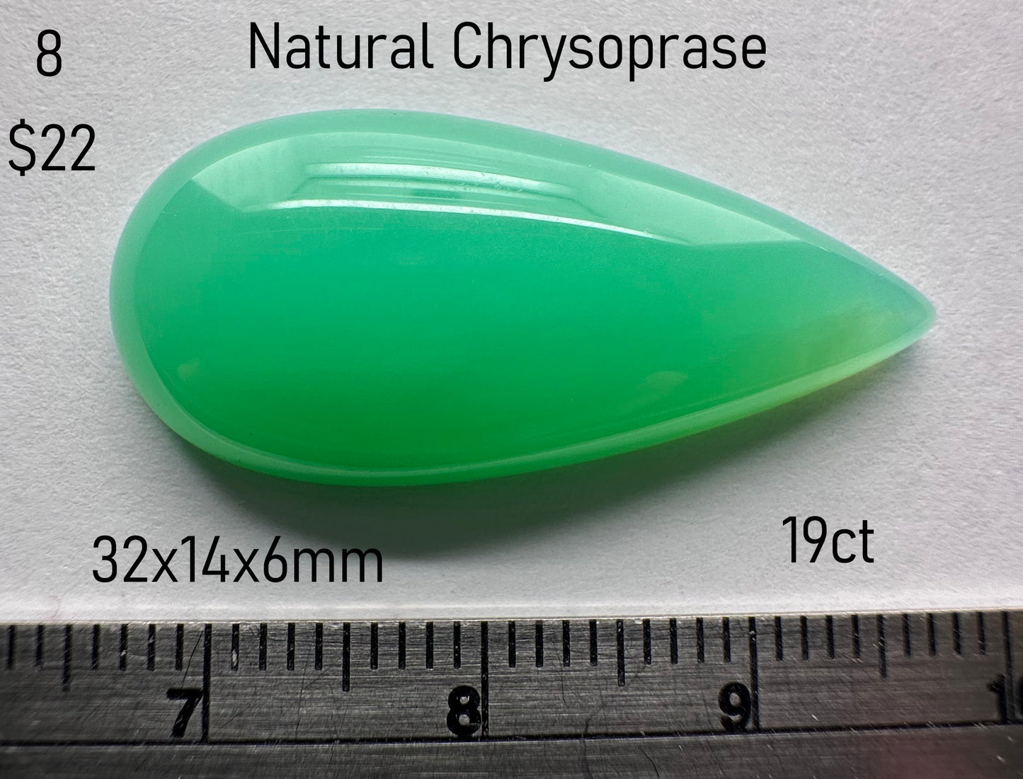 Chrysoprase - Natural - Australia - 19ct total