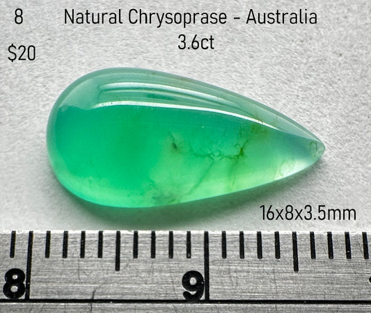 Chrysoprase - Natural - Australia - 3.6ct total
