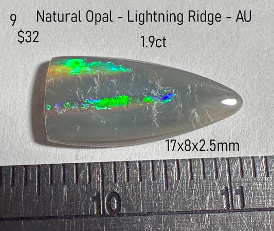 Opal - Natural - Lightning Ridge - AU - 1.9ct