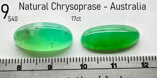 Chrysoprase - Natural - Australia - 17ct Total