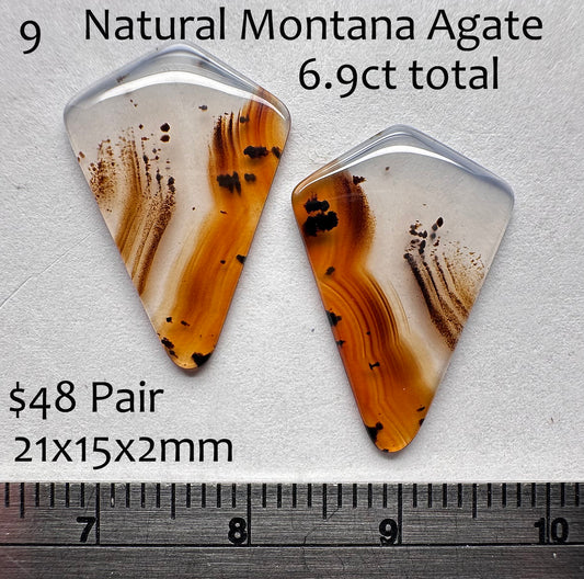 Agate - Natural - Montana - 6.9ct total